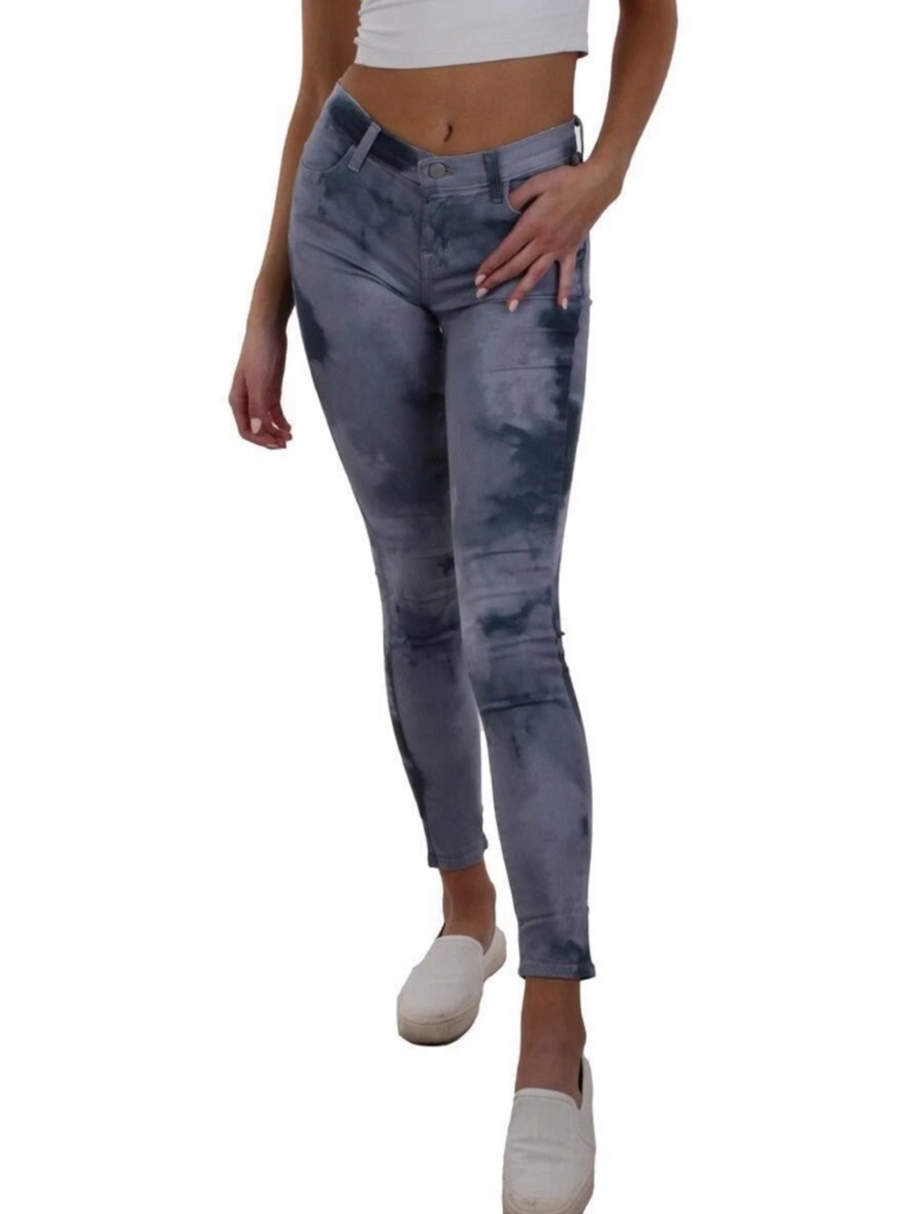 J Brand Grey Tie-Dye Skinny Jeans - Women NWOT